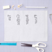 逆ティーコーヒー粉砂糖 薄葉紙 (クラフト)