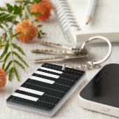 逆ピアノ鍵 キーホルダー (正面右)