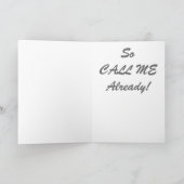 逆ユダヤの母の日のカード カード (内部)