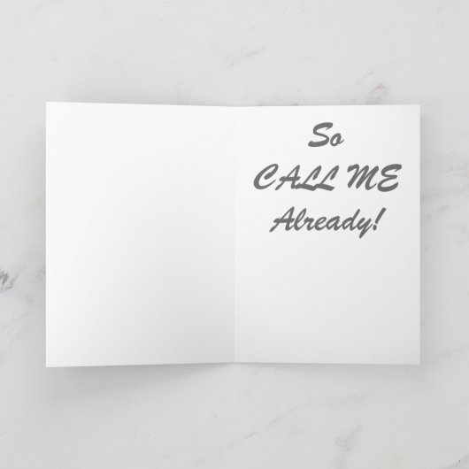 逆ユダヤの母の日のカード カード (内部)