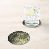 逆ループ指紋 ラウンドペーパーコースター (インサイチュ)