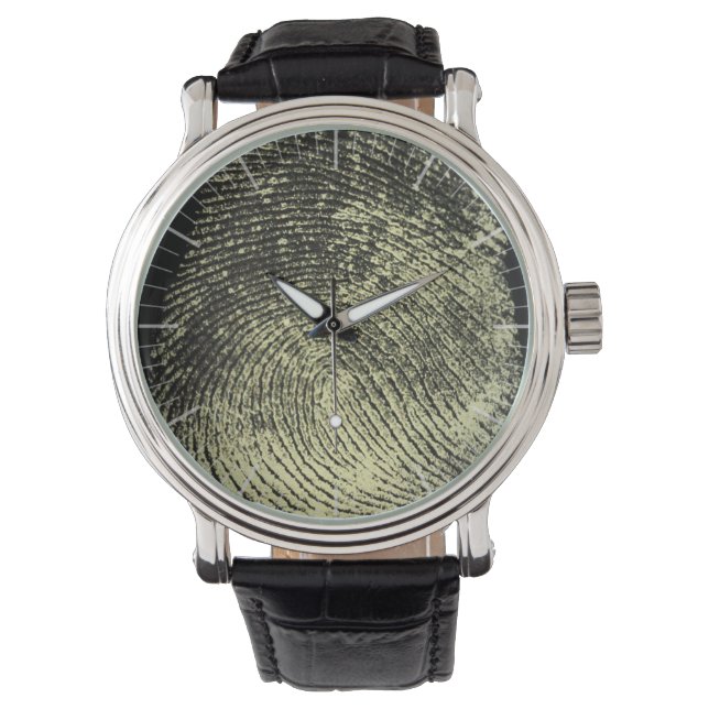逆ループ指紋 腕時計 (正面)