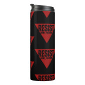 逆三角形の抵抗を持つ単語に抵抗 タンブラー (回転右)