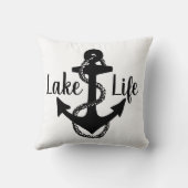 逆両面レイク航海のライフ+いかり | クッション (裏面)