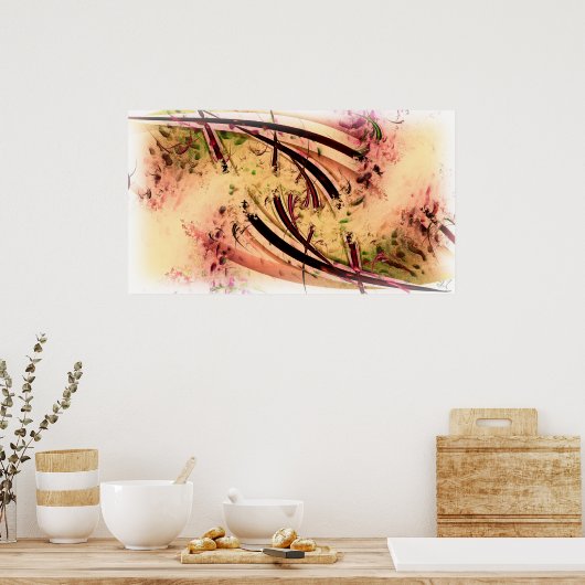 逆中心 ポスター (キッチン)