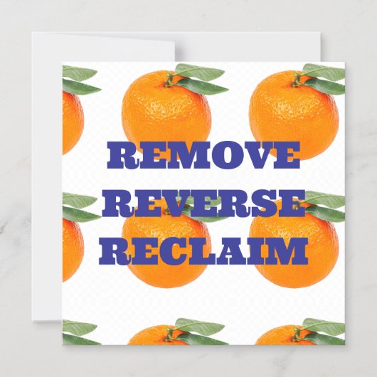 逆再生マグネットの取り外し マグネット招待状 (正面)