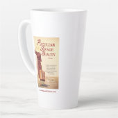 逆境のマグカップで美しいを見感動的つける カフェラテマグ (左アングル)