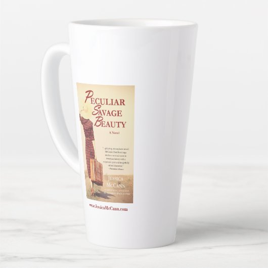 逆境のマグカップで美しいを見感動的つける カフェラテマグ (左アングル)