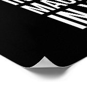 逆境の顔におけるスマイル- やる気を起こさせる ポスター (角)