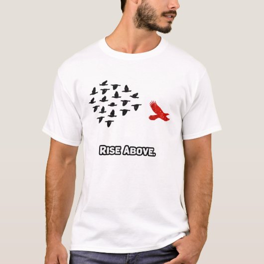 逆境を乗り越える: 強靭な精神を育む Tシャツ (正面)