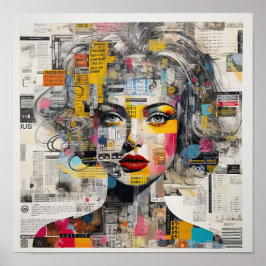 逆境を越えて注視：チャの未来に向かう少女 ポスター