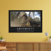 逆境：感動的引用文 キャンバスプリント (インサイチュ (リビング))