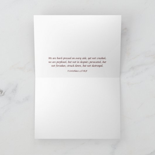 逆境 – 1 カード (内部)