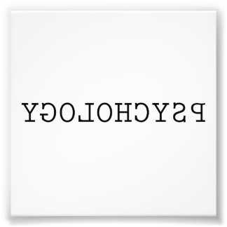 逆心理学 フォトプリント           