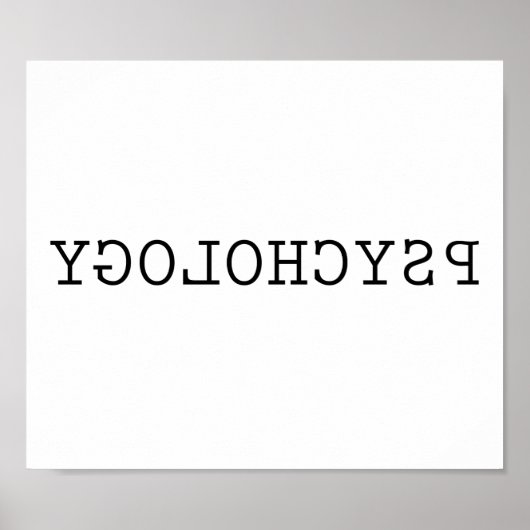 逆心理学 ポスター (正面)