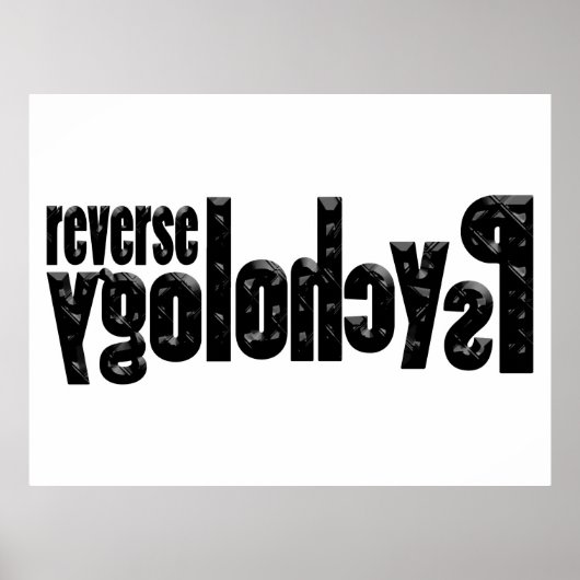 逆心理学 ポスター (正面)