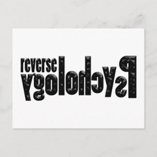 逆心理学 ポストカード