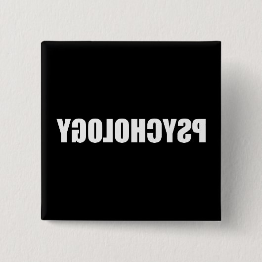 逆心理学 缶バッジ (正面)