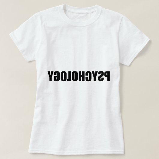 逆心理学 Tシャツ (デザイン正面)