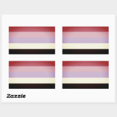 逆性プライド 長方形シール (シート)