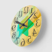 逆数 ラウンド壁時計 (傾斜)