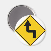 逆方向転換(離れハイウェイサイン) マグネット (正面/裏面)