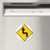 逆方向転換(離れハイウェイサイン) マグネット (インサイチュ (食洗機))