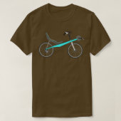 逆曲げ自転車 Tシャツ (デザイン正面)