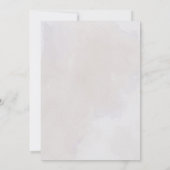 逆水色の花結婚式招待状 招待状 (裏面)