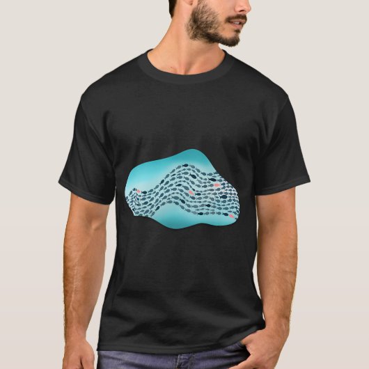 逆流に抗う Tシャツ (正面)