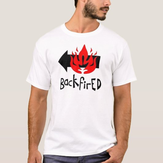逆火されたTシャツ Tシャツ (正面)
