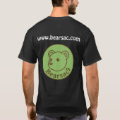 逆立ちするテディベア Tシャツ (裏面)