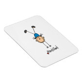 逆立ちする体操選手 マグネット (右側)