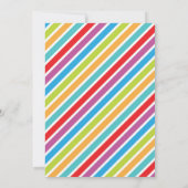 逆立ち＆カップケーキ 黒板 体操パーティー 招待状 (裏面)