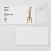 逆立ち、名前、住所1の住所2の接触… 名刺 (正面/裏面)