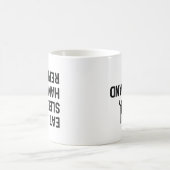 逆立ち Eat Sleep Repeat コーヒーマグカップ (中央)