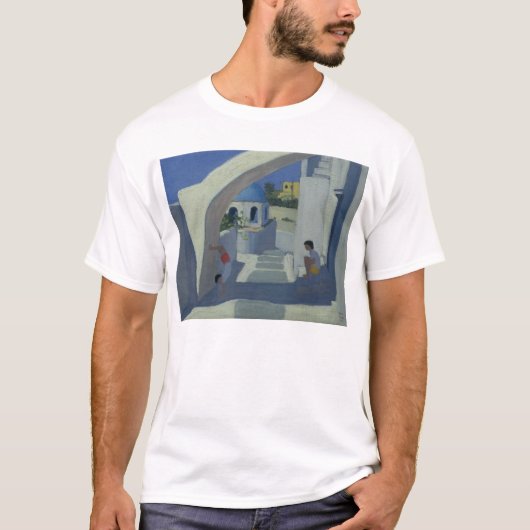逆立ちSantorini Tシャツ (正面)