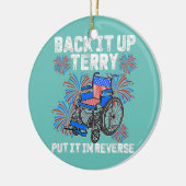 逆花火でテリーをバックアップ動揺して セラミックオーナメント (左)