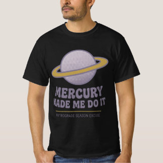 逆行で私にやらせた水星 レトロTシャツ Tシャツ