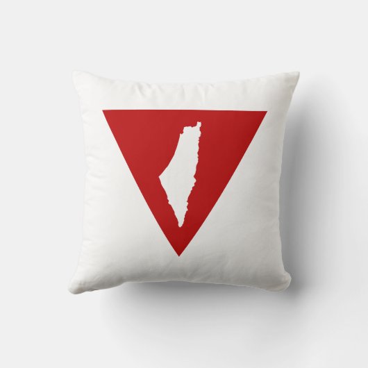 逆赤三角形ケフィエ クッション (裏面)