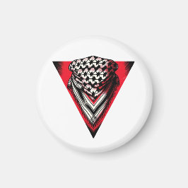 逆赤三角形ケフィエ マグネット