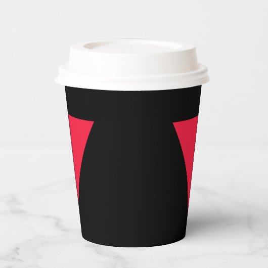 逆赤三角形 紙コップ (左)