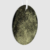 逆転させたループ指紋 オーナメント (正面)