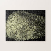 逆転させたループ指紋 ジグソーパズル (横)