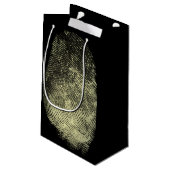 逆転させたループ指紋 スモールペーパーバッグ (裏面アングル)