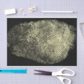 逆転させたループ指紋 薄葉紙 (クラフト)