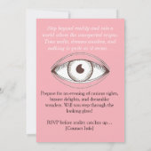 逆転のディナーパーティー, モダンシュルレアリズム 招待状 (裏面)