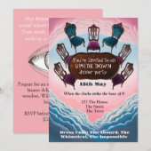 逆転のディナーパーティー, モダンシュルレアリズム 招待状 (正面/裏面)