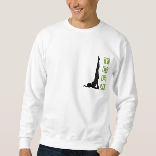 逆転のヨガの姿勢ライトTシャツ スウェットシャツ (正面)