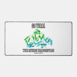 逆転写酵素アドバイスでウイルスに感染する デスクマット